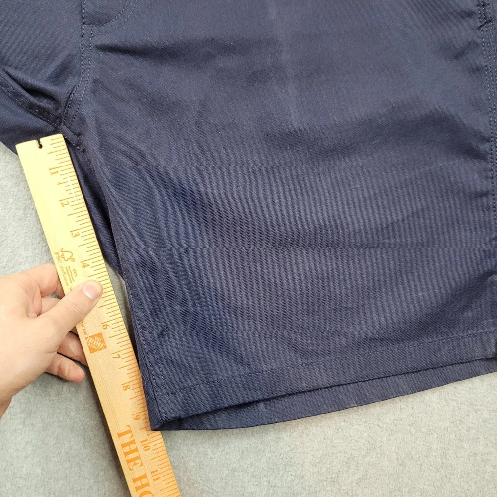 Carhartt Rugged Flex Shorts Mens 42 Navy Blue Relaxed Fit Work 103111 412